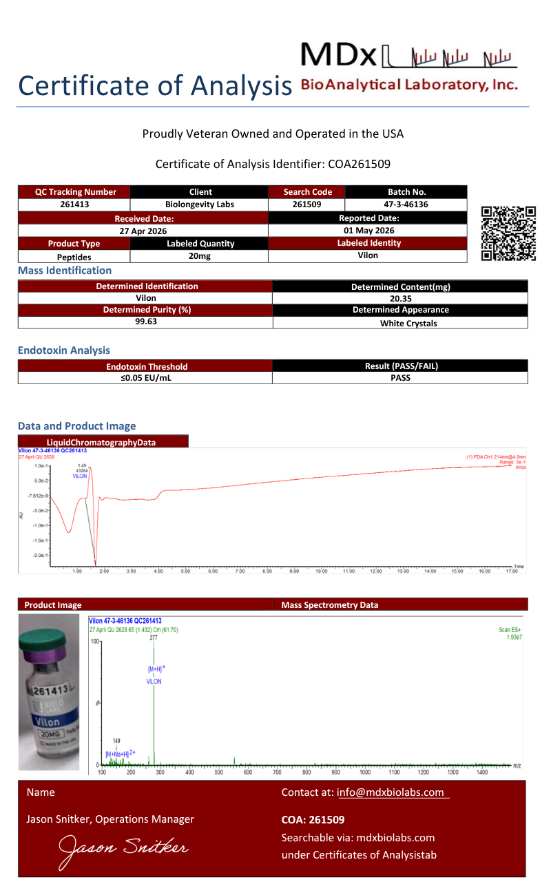 Vilon Peptide (20mg) - Image 3